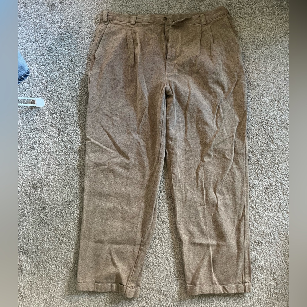 Vintage LL Bean Textured Khakis